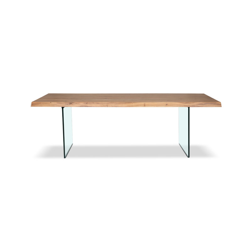 Brooks Solid Wood Dining Table, 29.75"H x 92"L x 40"W, Teak