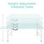 Table pliante portative 4 pi 4 po poids pliable intérieur et extérieur 135 kg-1577699339