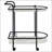 Faux Marble Serving Cart With Wine Rack, Elegant And Functional For Indoor And Outdoor Entertaining