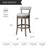 Maven Lane Alexander Stool with Fabric Upholstery-1157319397-1146612132