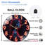 Horloge murale Neon Art Decor