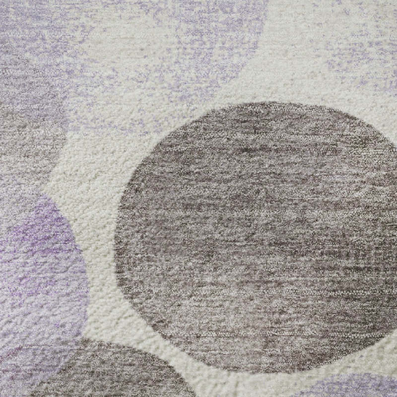 Premium Machine Washable Farolt AMF1898 Geometric Rug, Runner 2'3" x 7'6"