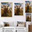 Sheep Harmony In Herd - animaux, impressions sur toile-154870150-154870174