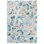 Ines Blue Hand Micro Hooked Wool Rug
