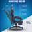 Recline Chair with Footrest - Premium Comfort Video Gaming Chair for Prolonged Gaming-50784611