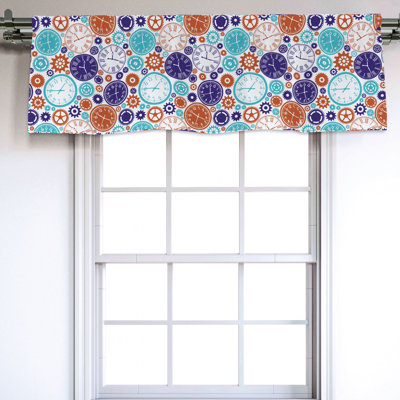Sateen Ruffled Window Valance