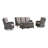 Bonia 7-Piece Outdoor Wicker Furniture Set with Swivel Rocking Chairs, Ottoman & Tempered Glass Table – All-Weather PE Rattan, Deep Seat Design, 360° Rotation-2074003395-2052957677