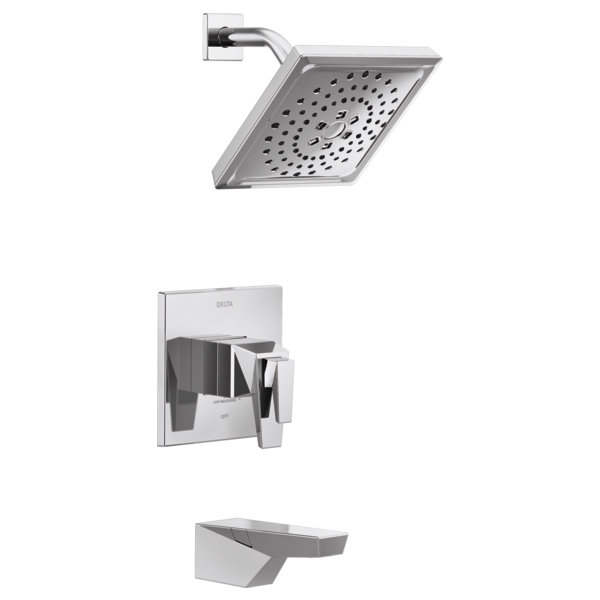 Trillian Tempassure 17T Series Tub & Shower Faucet with H2Okinetic Technology, Chrome