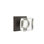 Privacy Modern Square Crystal Knob with Square Rose