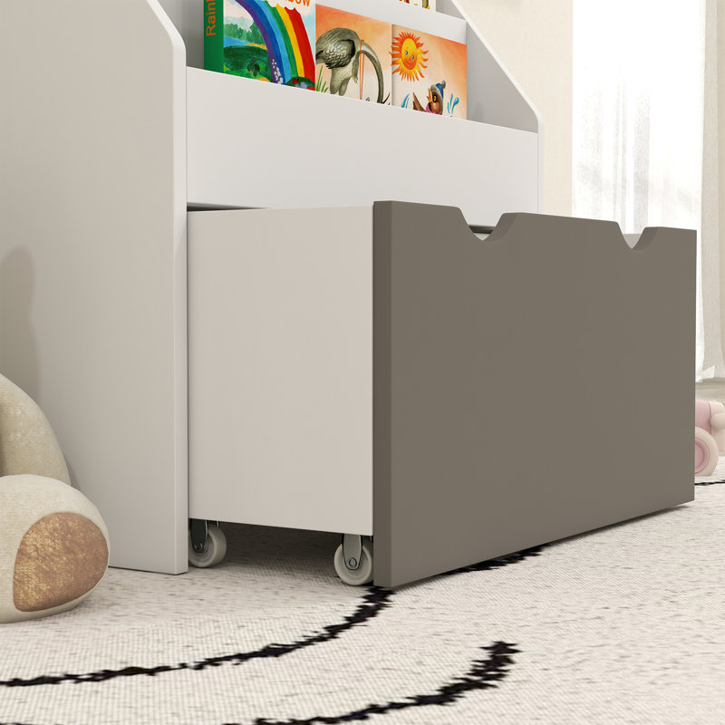 Bibliothèque pour enfants Isabelle & Max ™, Gris / blanc