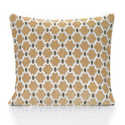 Beauville Geometric Square Cushion