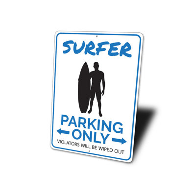 Enseigne de surf Surfer