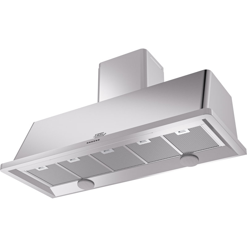 60" Majestic II 850 CFM Ducted Wall Mount Range Hood, Stainless Steel