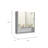 Manchester Rectangle Medicine Cabinet with Mirror-405718572