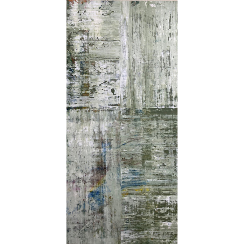 Green Cross By John Beard- Gallery Wrapped Canvas Print by John Beard, 72" H x 36" W x 1.5" D, Unframed