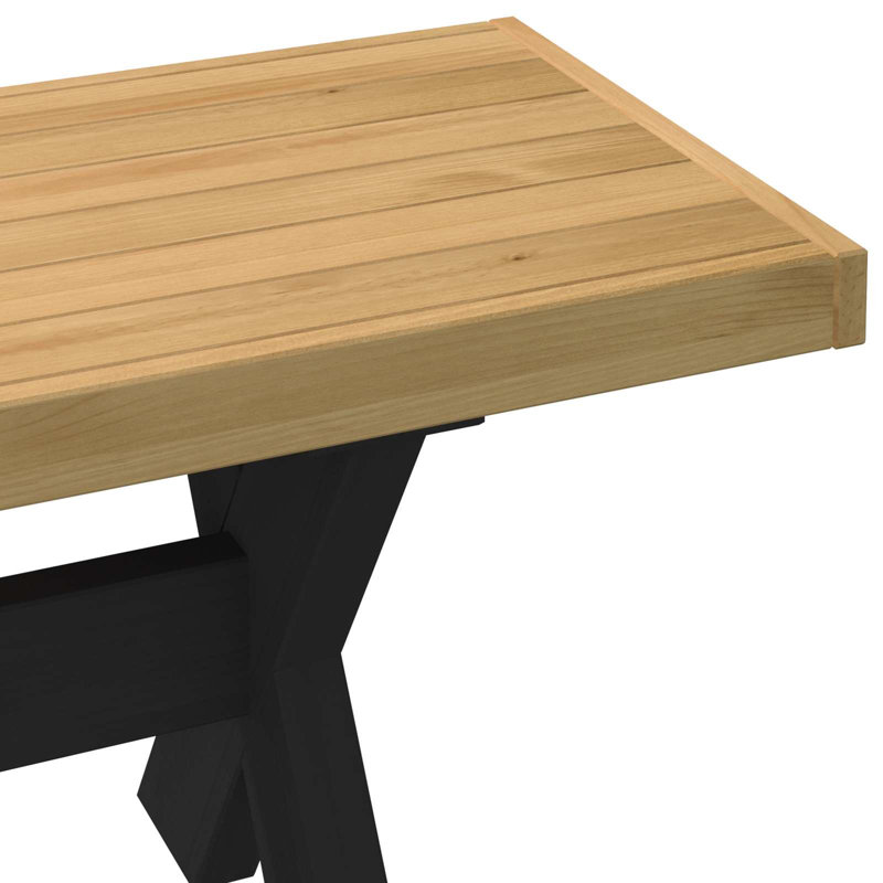 Solid Wood Bench, Natural