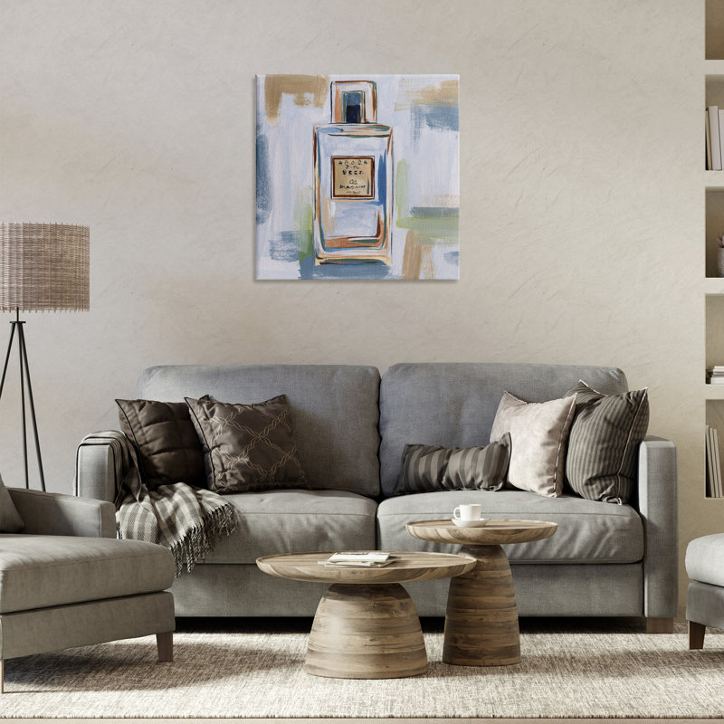 Art mural sur toile, coups de pinceau, par Melissa Wang, H 24 po x l 24 po