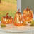 Lighted Faux Mercury-Style Pumpkins - Set of 3