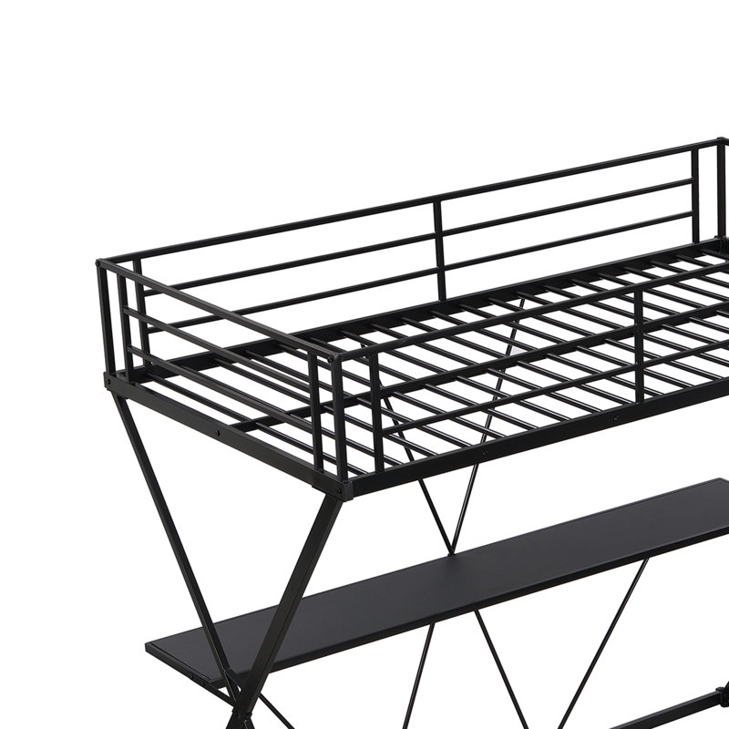 Lit mezzanine simple pour enfants McKinleyville