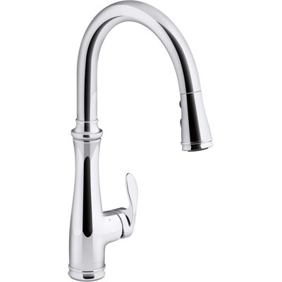Kohler Bellera Touchless Pull Down Kitchen Faucet, Single-Handle Kitchen Sink Faucet with Three-Function Pull Down Sprayer