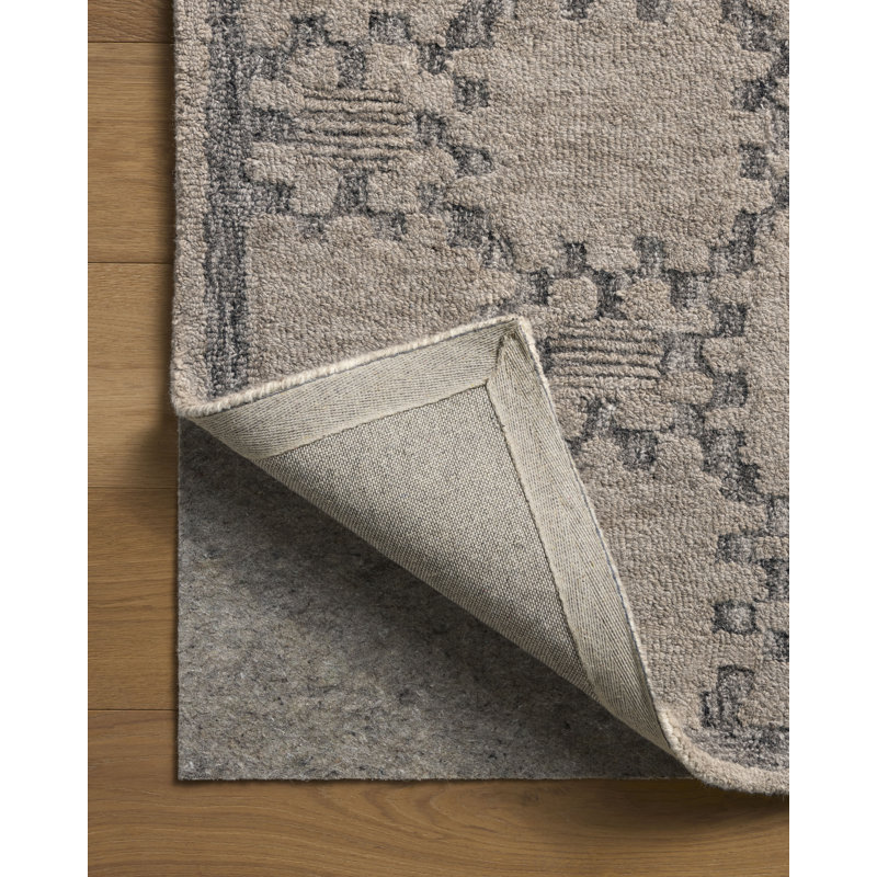 Tapis écorce / taupe Jeremiah Brent x Loloi Fori, 8'6" x 11'6"