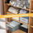Fabric Closet Organizers For Clothes, Pants, Sweaters - 5 Grids, Foldable, 4 Pack-1305005024
