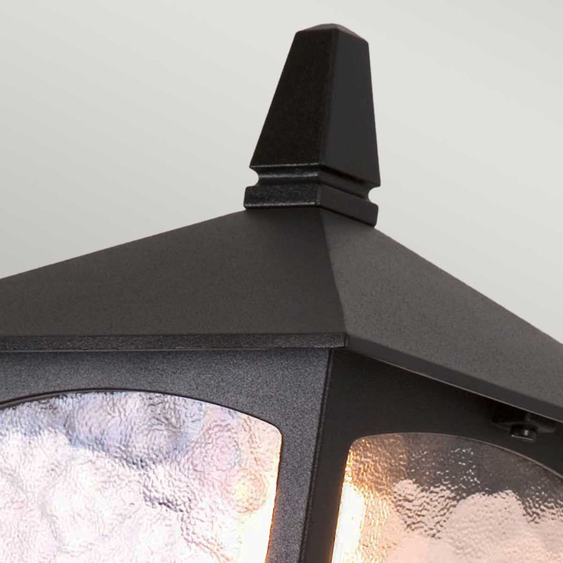 Valentina Black Outdoor Wall Lantern
