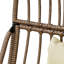 Hanging Swing Single Egg Pod Chair Max. Load 150 Kg With Cushions & Cup Holder-129165393