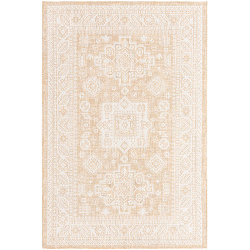 Outdoor Chand Rug Orange Color, Rectangle 5'3" x 7'10"