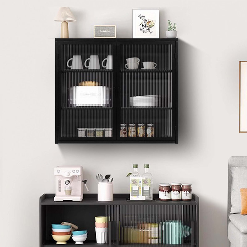 Armoire murale 27,56 po, Noir