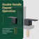 Modern Two Hole Centerset 4" 2-handle Bathroom Faucet with Pop Up Drain Assembly