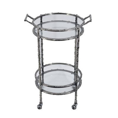 Beyarmudu Twig 2-Tier Bar Cart by Rosdorf Park