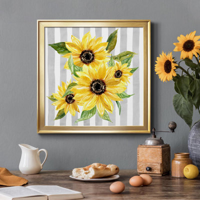 Sunflower Array I - peinture sur toile encadrée