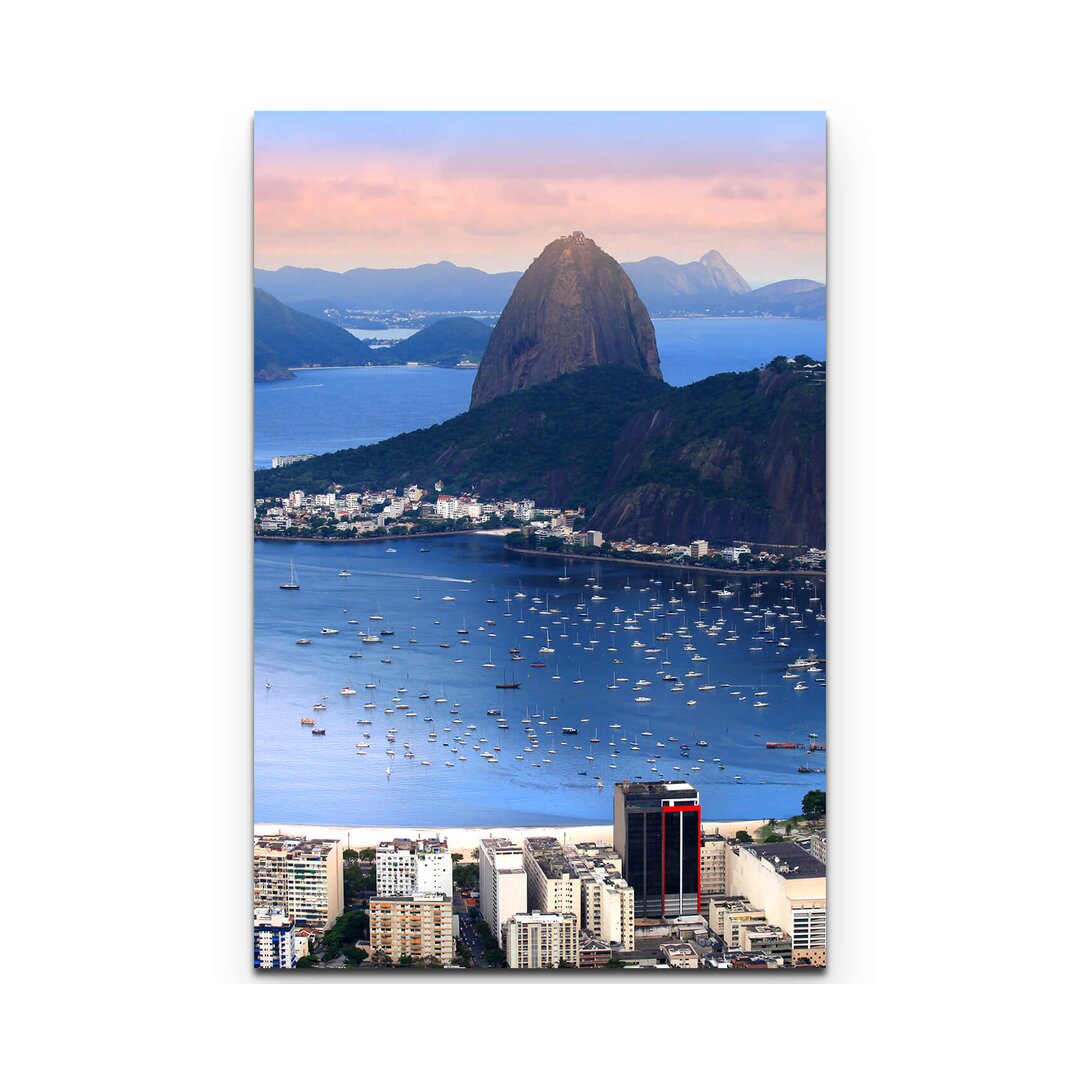 Leinwandbild Rio de Janeiro´s Skyline am Abend