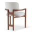 Ensemble de 2 chaises de salle à manger avec accoudoirs rembourrés-1331789940-1331789938