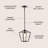 Jocelynn 1 - Light Oil Rubbed Bronze Lantern Pendant