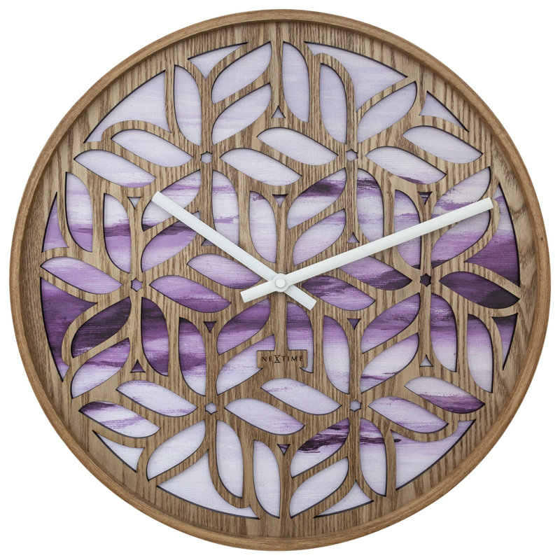 Peace & Calm Solid Wood Wall Clock