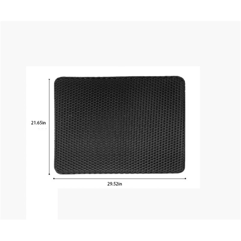 Plastic Litter Mat, 0.11" H x 29.52" W x 21.65" D