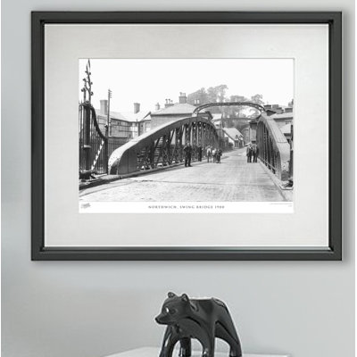 Northwich, Swing Bridge 1900 - Single Picture Frame Print