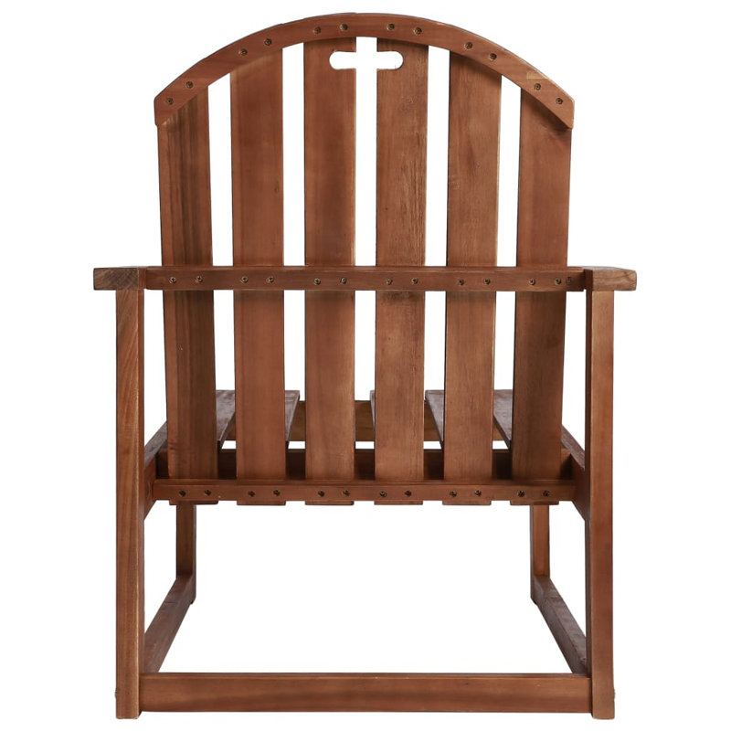 Fauteuils de patio en bois d'acacia massif