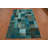 Distressed Wool Geometric Patchwork Area Rug 7x10