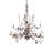 72" Wide Oak Leaf 15 Light Chandelier