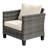 Lovall Rattan Wicker 4 - Person Seating Group with Fire Pit and Cushions-1241566796