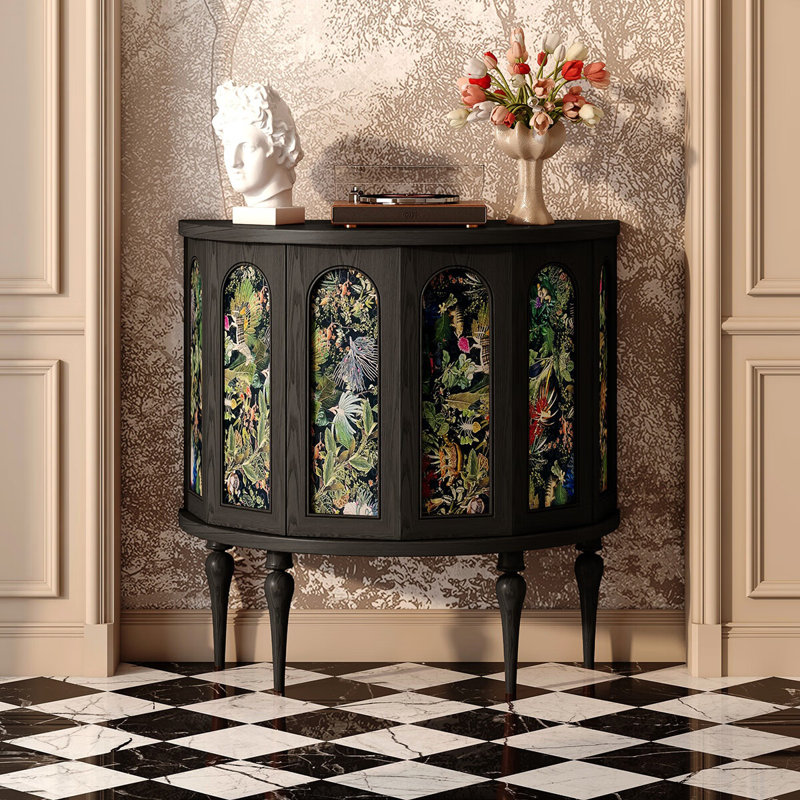 Buffet rétro Retro, Noir