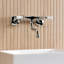 Robinet de salle de bain mural 2 trous Kingston-101986835