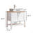 20.6" Square Ceramic Vessel Sink