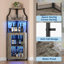 Armoire à vin de coin avec support à vin et porte-verres à 5 niveaux, gris-404033813-404033833