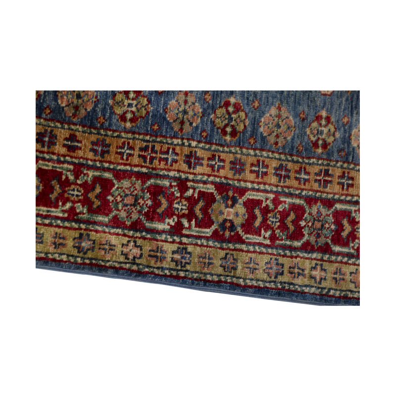 Kazak Hand Woven Wool Oriental Area Rug