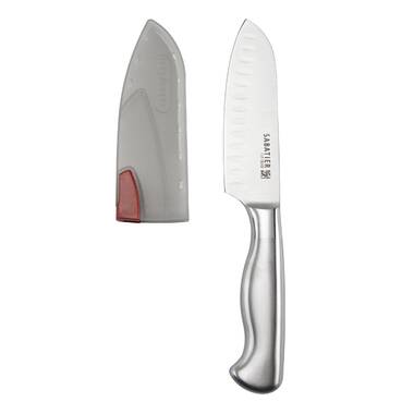 Sabatier Forged Stainless Steel Slicing Knife with Edgekeeper Self