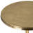 Handcrafted Metal Aluminum Accent Table with Pineapple Base-1947153716